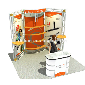 modulare Fachwerk Messestand Design, billige tragbare Stand Display für Ausstellung